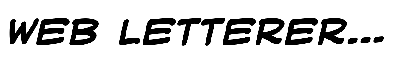 Web Letterer Pro BB Bold Italic